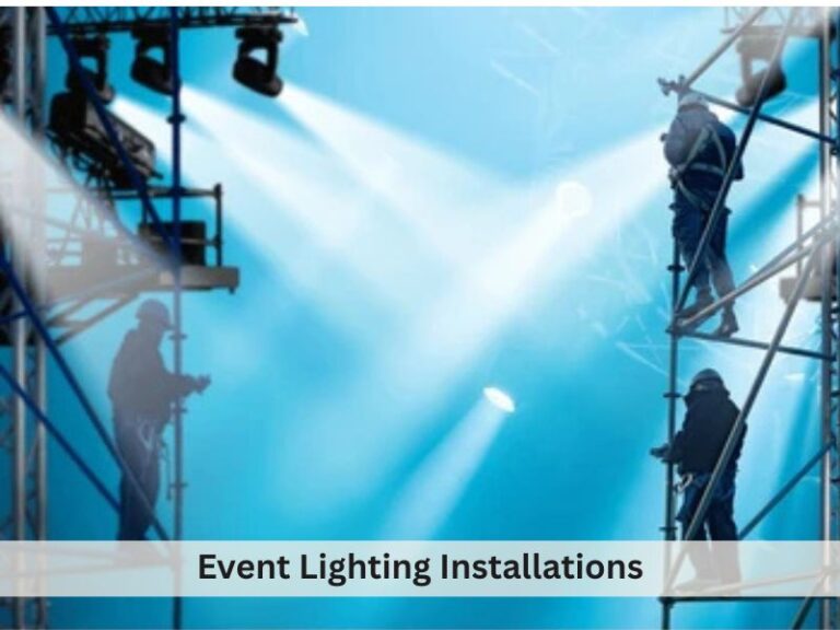 event lighting installation